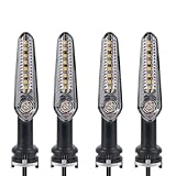 オートバイの方向指示器 Compatible With YAMAHA For MT-03 For MT-25 2020-2024 For YZF-R25 For YZF-R3 For XSR700 For XSR900 2022-2024 バイク用ウィンカー 流れるライト(4pcs)