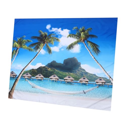 Tapiz de palmeras Baluue para fondo de fotografía tropical y decoración de bodas