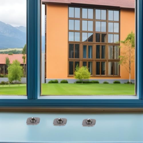 20 limitadores de ventanas correderas de acero inoxidable para un hogar seguro y ventilado 8