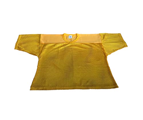 Tackle-Tuff by Majestic Adult Football Jersey with Mesh - Gold, Large