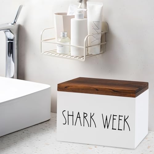 Tampon Holder for Bathroom,Feminine Products Organizer,Shark Week Tampon Storage,Tampon Dispenser,Farmhouse Bathroom Storage Container,Bathroom Accessories Box for Girl Stuff - Image 7