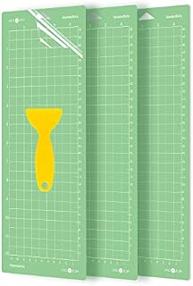HTVRONT Cutting Mat for Cricut, 3 Pack 4.5in*12in Cutting Mat for Cricut Joy, Cutting Mats Replacement Accessories for Cricut(Standard Grip)
