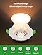 HOMEOW LED Einbaustrahler 230V 55mm – 68mm Lochmaß, 4W LED Spot Warmweiß Neutralweiß Kaltweiß, Einbauleuchten Deckenspot Einbau Spotlight Ultra Flach IP44 für Bad, 10er Set