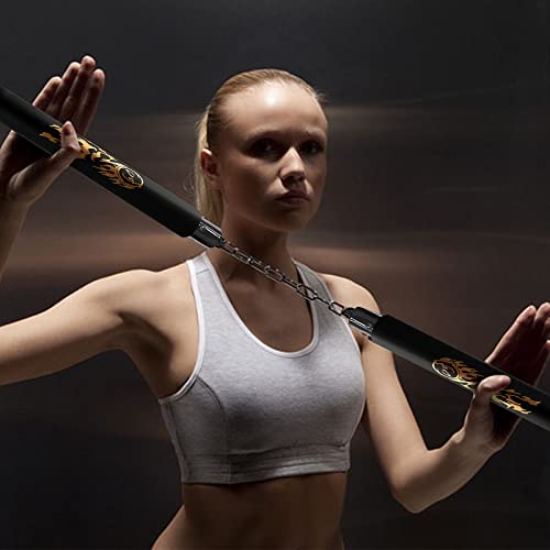 Topoint Nunchuck, 2 Pairs Safe Foam Rubber Training Nunchucks/Nunchakus With Steel Chain For Kids & Beginners Practice And Training #TOP3