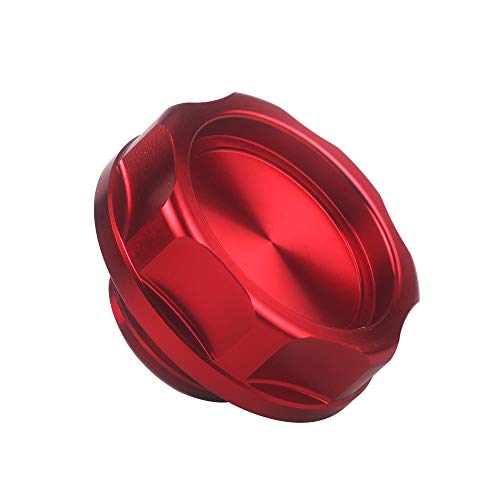 Yorten Tampa de óleo de veículo automotivo de alumínio Tampa de óleo do tanque de combustível Tampa