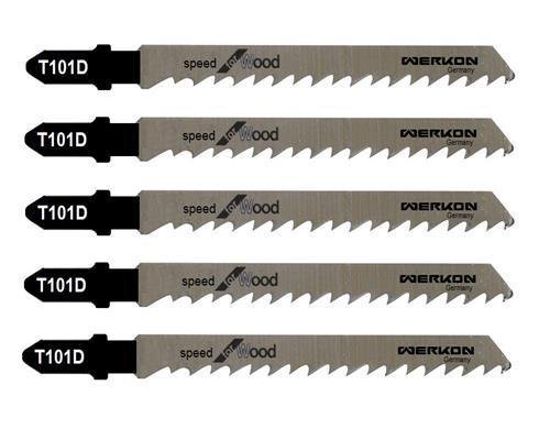 5 x profesional  Hoja de sierra de calar 100 mm de espiga en T Sierras de madera Vaivén