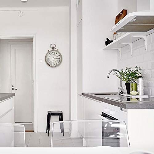 Abyssaly White Peel And Stick Paper 17.71 In X 118 In Wallpaper Durable Decorative Self-Adhesive Film For Smooth Surfaces, Multiple Colors, Decorative Refurbishment For Rooms And Old Objects #TOP4