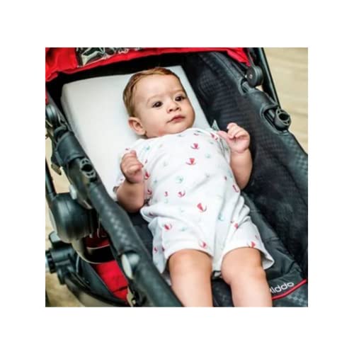 Travesseiro Anti Refluxo Bebe Rampa Carrinho Branco
