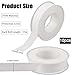 GORGECRAFT 10 Rolls 1/2 Inch x 590 Inches PTFE Tape Industrial Plastic Teflon Thread Plumbers Sealant Tape Waterproof for Leaks Home Plumbing Shower Head Water Hose Faucet Repair White