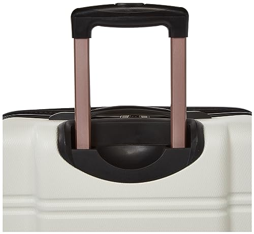 Image of Rockland Melbourne Hardside Expandable Spinner Wheel Luggage, White, 2 Piece (20 inch /28 inch)