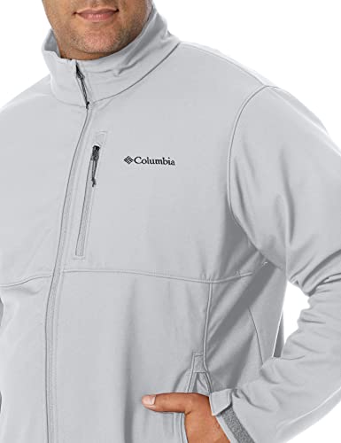 Columbia Men's Big Ascender Softshell Water And Wind Resistant Jacket Outerwear, -Columbia Grey, 3X #TOP2