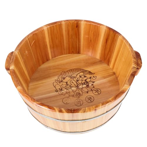 Balde de Madera para Remojar Pies 36x30x16 cm miniatura 7