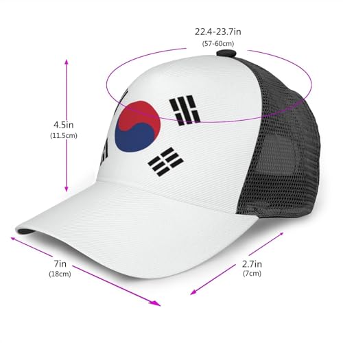 Gorra de béisbol unisex ajustable con bandera miniatura 2