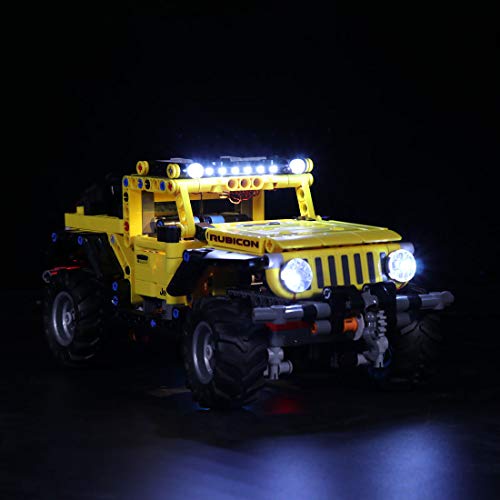 LIND Led Beleuchtungsset für Lego 42122 Technic Jeep Wrangler 4x4, Licht Set Kompatibel Mit Lego 42122 Bauset - Nicht… – Bild 5