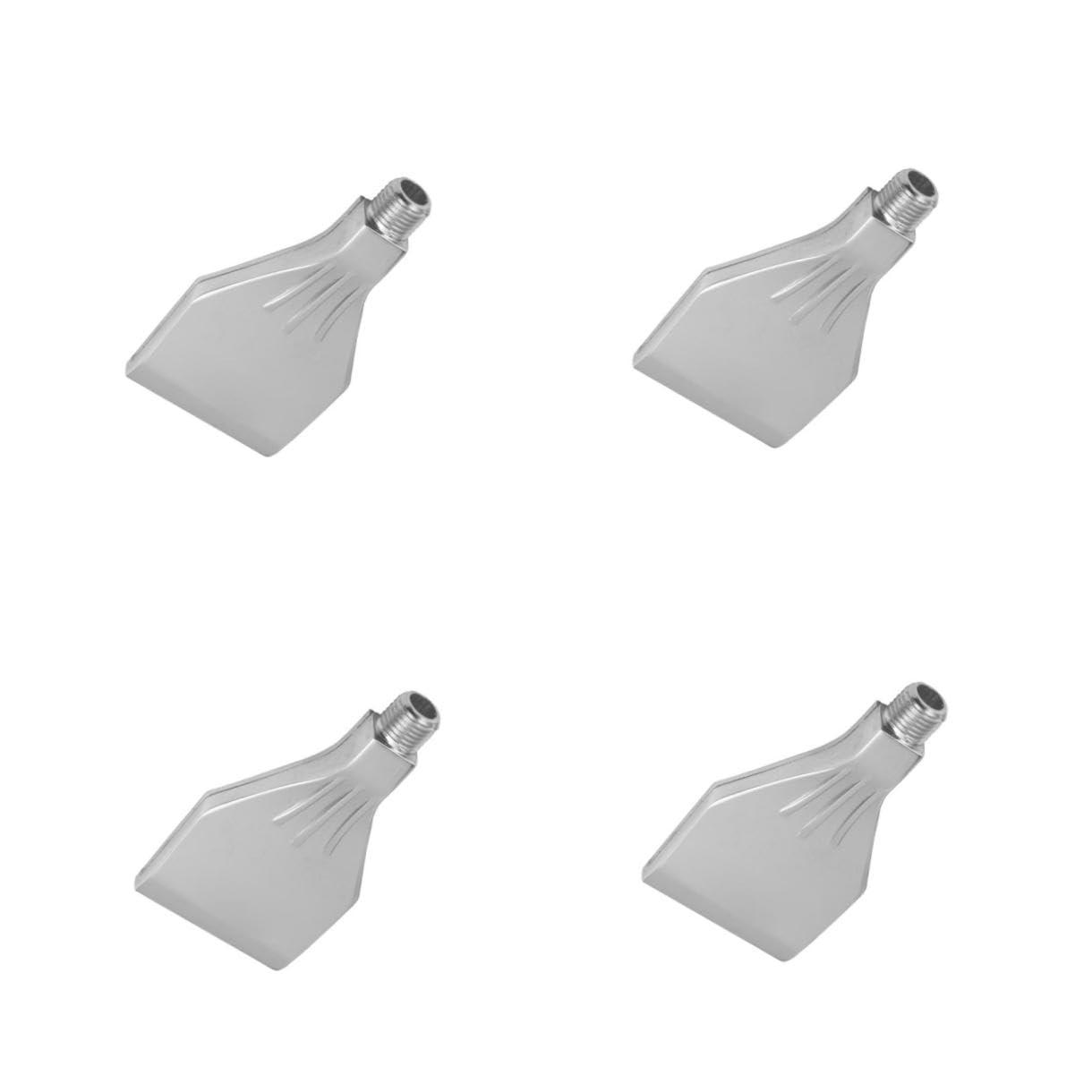 4 Pz Ugelli Soffianti in Lega di Alluminio Argento per Auto e Accessori per Vasca da Bagno e Asciugatrice