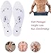 Acupressure Magnetic Massage Foot Therapy Reflexology Pain Relief Shoe Insoles 1 Pair Washable and Cutable (Women and Man)