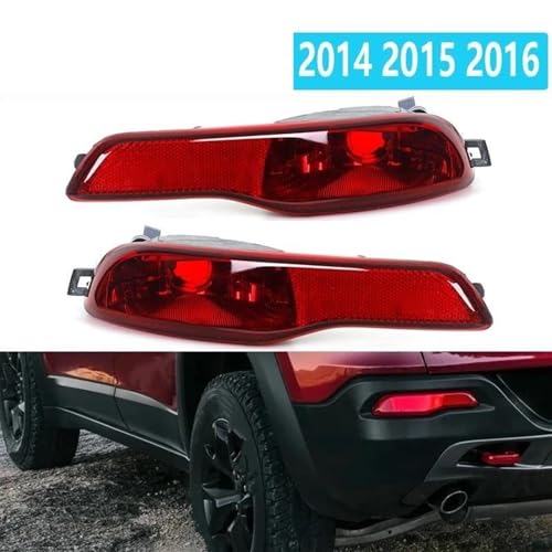 Luces traseras de coche para reparar reflectores rotos de parachoques Cherokee 6