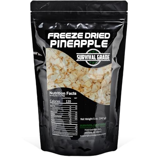 Survival Grocery® - Freeze Dried Pineapple (5 oz./1 Bag)