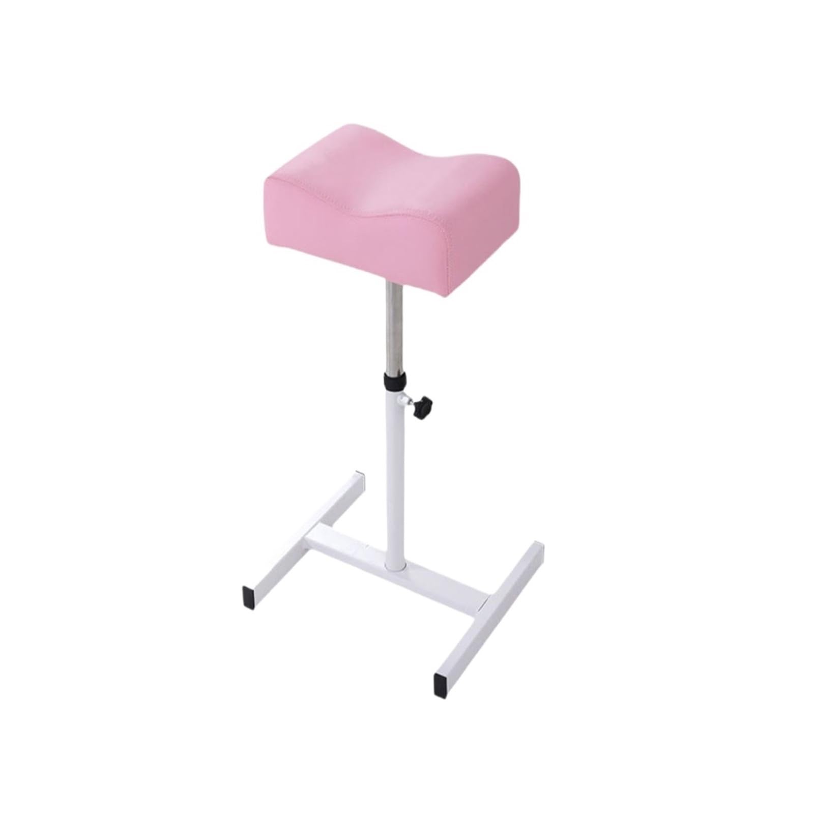 Fauteuil De PéDicure Chaise de Repos Jambe Repose-Pieds manucure pédicure, Tabouret en métal réglable Hauteur for Le Salon beauté à Domicile(Pink)