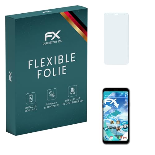 atFoliX Película Protectora compatible con LG Q7 Protector Película, ultra claro y flexible FX Lámina Protectora de Pantalla (3X)