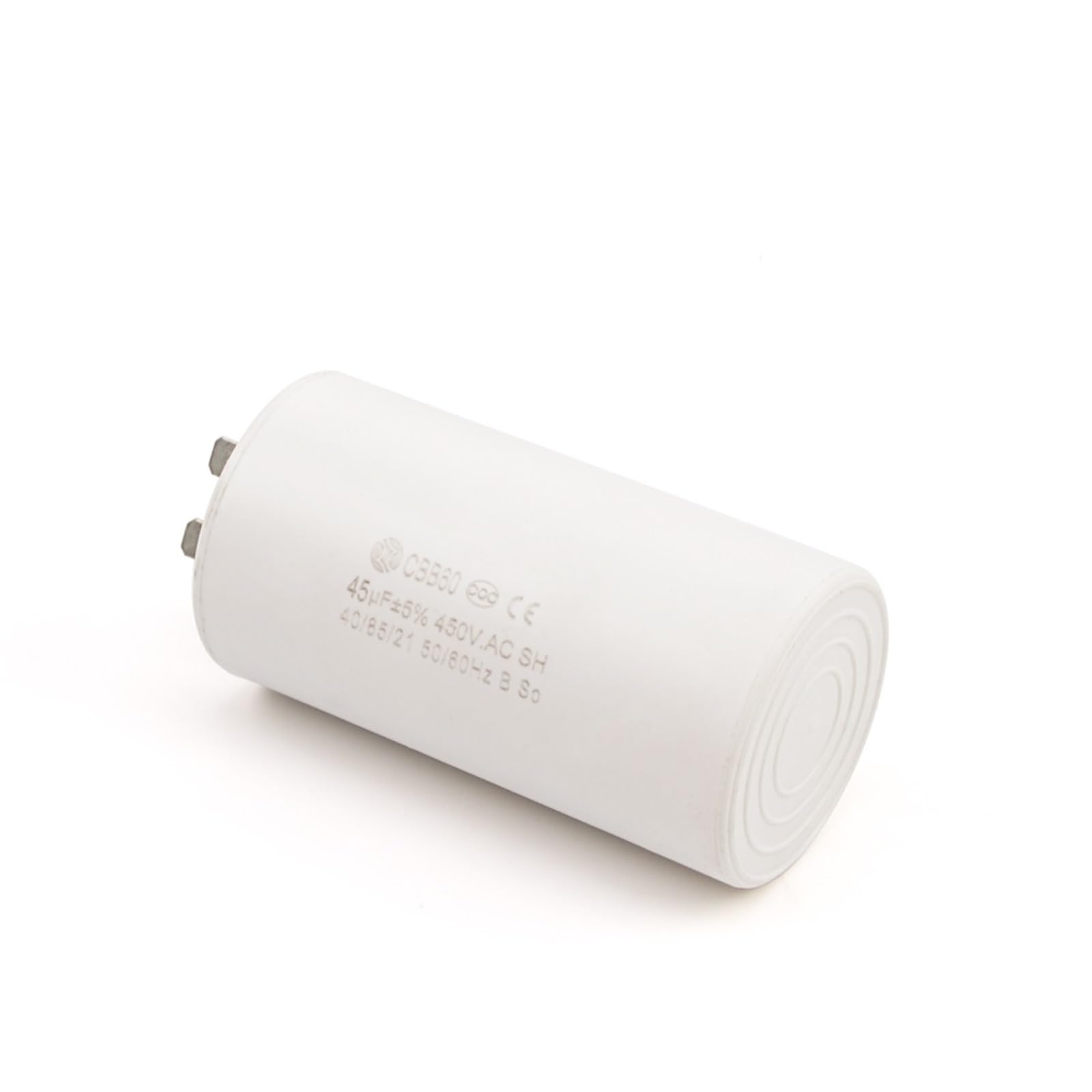 CBB60 450V 45uf Condensador de Arranque de Motor en Funcionamiento for Condensador de Ventilador eléctrico Lavadora Aires acondicionados 4 Cuatro Pines