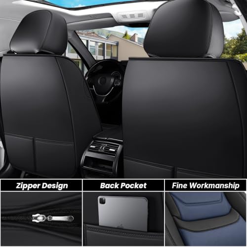 Image of for GMC Terrain 2010-2025 Seat Covers 2P (Black /Blue)