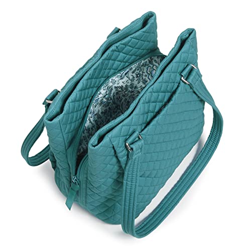 Image of Vera Bradley Women's Cotton Multi-Compartment Shoulder Satchel Purse