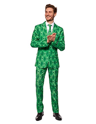 Men's St. Patrick's Day Green Suit, Adult XXL