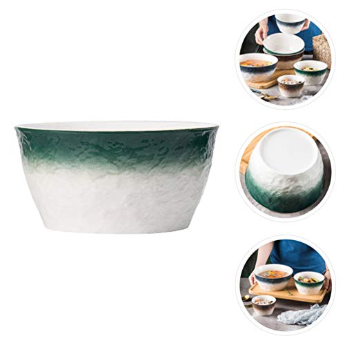 Hemoton Autêntico Japonês Ramen Tigela de Sopa Tigela de Porcelana Conjunto Tigela de Macarrão de Ce