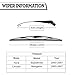HODEE Rear Wiper Arm Blade Nut Set-Replacement for Ford Expedition,Lincoln Navigator 2003-2007,Back Windshield Wiper Assembly with Window Wiper Cap Cover Accessories,OE:6L1Z17526A