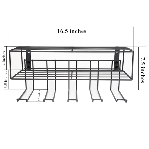 Support mural pour perceuse en fer et rangement outils de garage - 8