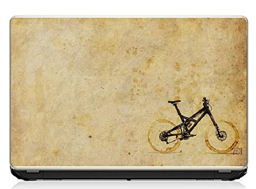 KingcreationCycle Art Laptop Skin 15.6 Vinyl Vinyl Laptop Decal 15.6
