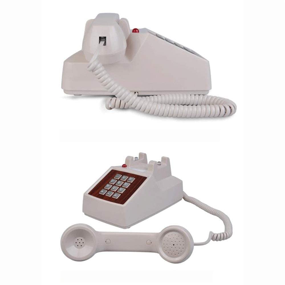 Telefon Stacjonarny Do Domu, Telefon W Stylu Wiejskim, Telefon Z Tarczą Obrotową, Telefon Stacjonarny Retro, Telefon Stacjonarny Na Biurko, Telefon Przewodowy Do Domu I Dekoracji, Białe Telefony Ret
