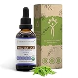 Secrets of the Tribe Wild Lettuce Alcohol-Free USDA Organic Tincture Extract, Wild Lettuce (Lactuca virosa) Dried Herb (2 fl oz)