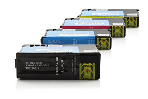 Cartouches d'encre Lexmark Pro 910 encreur couleur 14N1615E 14N1616E 14N1618E