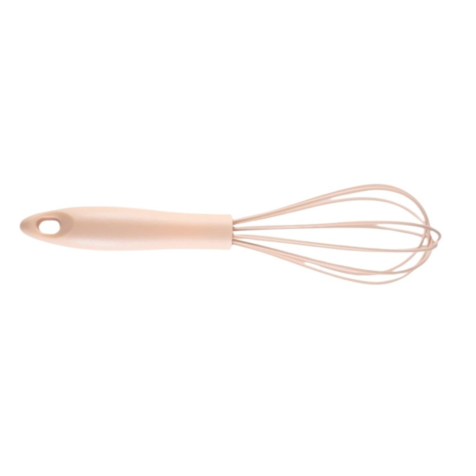 Haushaltsküchenbedarf, Manueller Schneebesen, Silikon, Handgehalten, Edelstahldraht, Hochtemperaturbeständig, Küchenzubehör(Pink 12 inches)