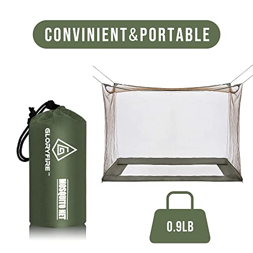 image for GLORYFIRE Camping Mosquito Net Lager Size Four Corners Enhanced Tactic