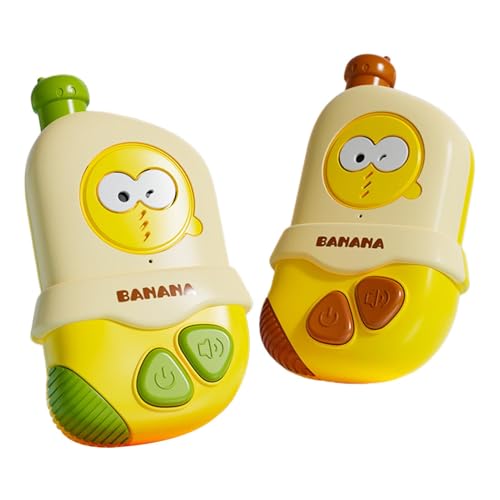 Juguetes walkie-talkie para niños, dibujos animados walkie-talkies - Juguetes de intercomunicación de mano de dibujos animados,Walkie talkies portátiles, interphone con batería para el hogar, en el