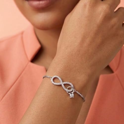 Image of Pure 925 Sterling Silver Evil Eye Bracelet for Women | Adjustable Nazariya Bracelet | Blue Evil Eye Silver Bracelet | Raksha Bandhan Gift for Sister | Elegant Jewelry for Girls & Women