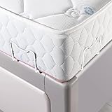 Pinza Per Materasso - Sottostrato Per Materassino In Acciaio Al Carbonio Da 5,51x4,53x3,94 Pollici | Lo Stabilizzatore Perr Materasso Antiscivolo Mantiene Le Lenzuola E I Materassi In Posizione | Bedd
