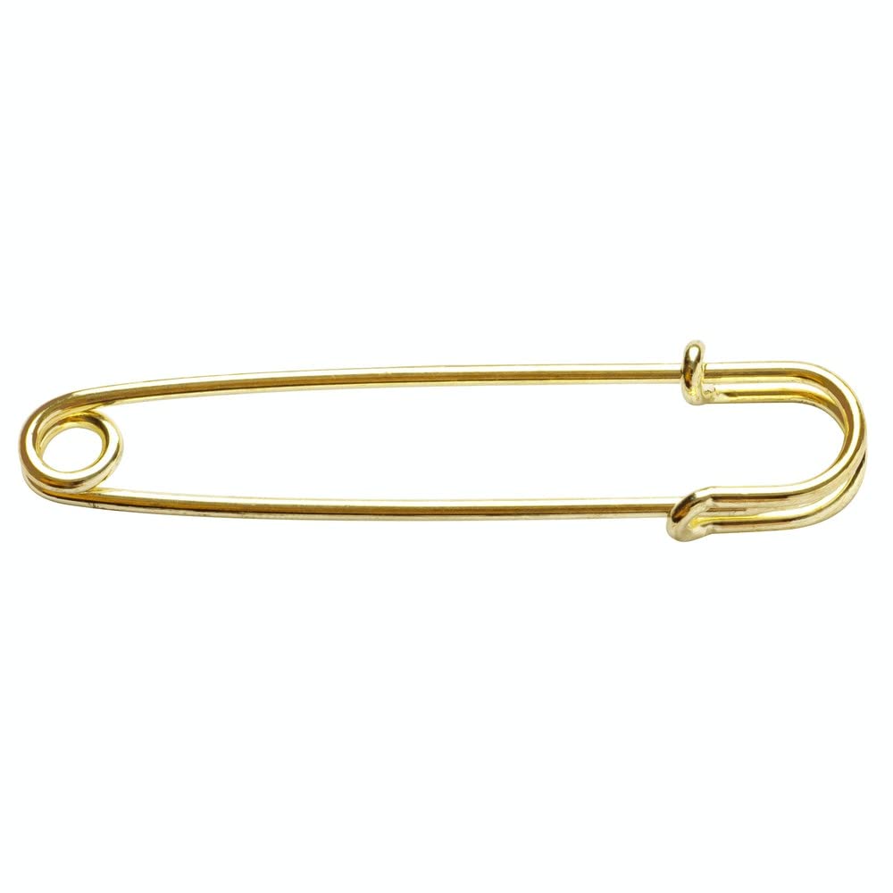 3 épingles De Kilt Grandes 5 Trous 80 Mm Couleur Or - Lot Pour Costume Traditionnel écossais