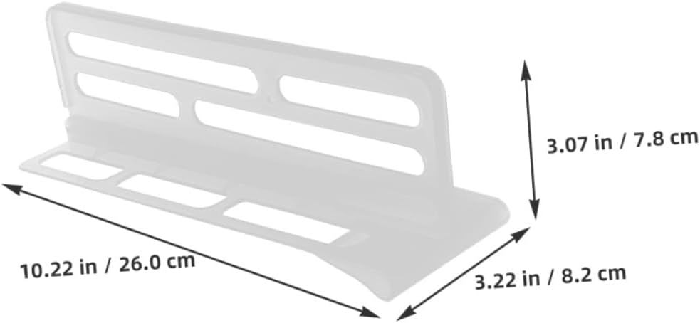 6pcs Adjustable Refrigerator Shelf Dividers, Plastic Fridge Partition Organizers for Kitchen Storage, Convenient Space-Saving Separators for Food and Beverage Arrangement