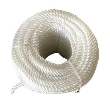 ViaForest 50 m 6 mm Seil fr Sonnensegel, Fahnenmast, Polyesterseil,  Baumwollseil, Baumwollseilschnur mit Hohlstrick-Absperrseil, hydrophob,  wei : Amazon.de: Garten