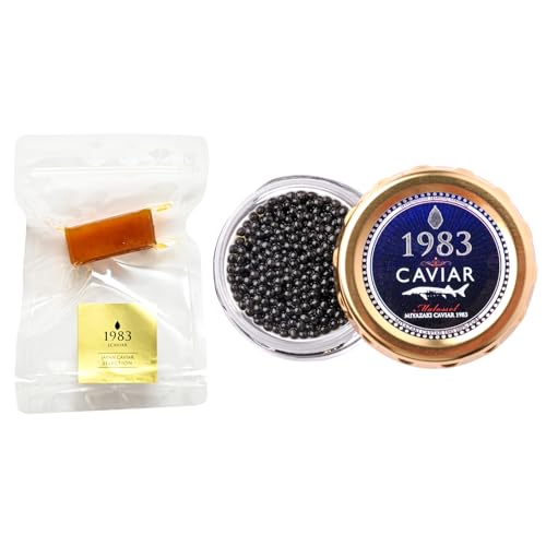 ジャパンキャビア [選べるセット内容]宮崎キャビア1983&国産本からすみセット(キャビア12g・からすみ1個) チョウザメ 魚卵 卵 からすみ セット 珍味 三大珍味 高級 プレゼント
