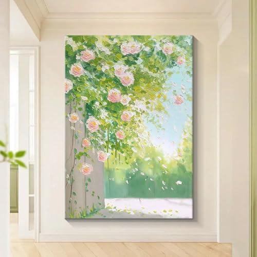 Poster mural tableaux posters et arts décoratifs avec fleurs roses toile pour salon