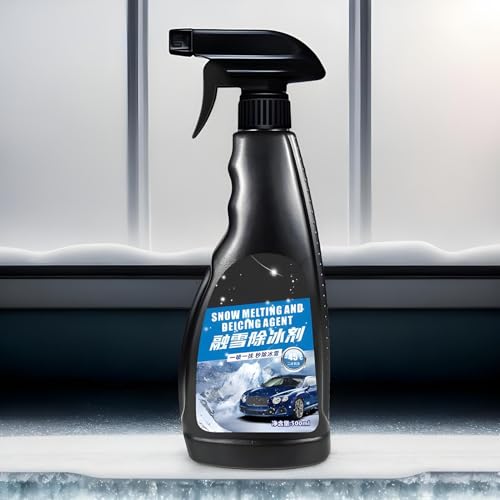 Vitres gelées bloquées ? Spray de dégivrage pour pare-brise polyvalent 500ml