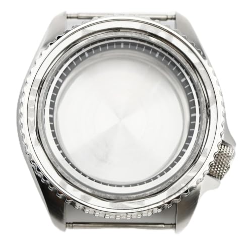 Boîtier montre saphir SKX007 en acier inoxydable pour projets de modding haut de gamme