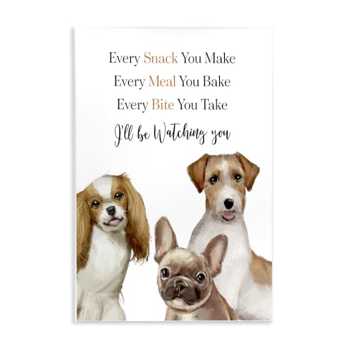 'Every Snack Meal Bite Phrase Pet Dog Humor'| Wall Plaque Art
