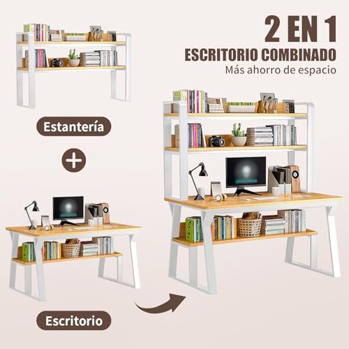Recopilación y reviews de Escritorios con Estantería para estudiantes disponible en línea para comprar. 9 Imagen adicional
