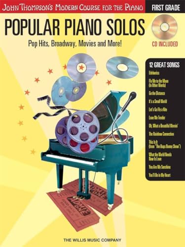 Popular Piano Solos - Grade 1: Pop Hits, Broadway, Movies and More! | John Thompson's Modern Course for the Piano Series | Piano Songbook with 12 Solo Arrangements and Online Audio image 2